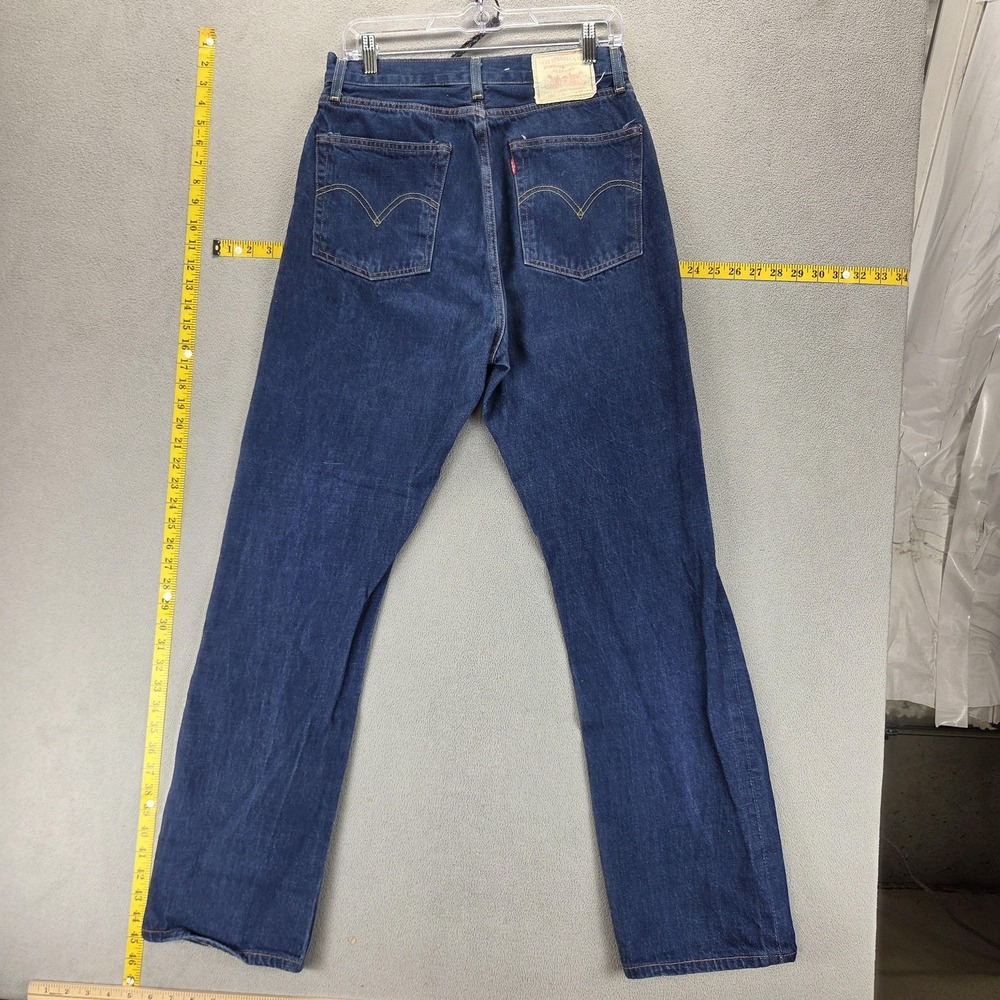 Levis 701 Jeans Womens Blue Selvedge LVC High Rise Marilyn Monroe Fits 28x32 - Picture 2 of 16